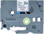 Brother TZ-MQE31 / TZE-MQE31, 12mm x 4m, imprimare neagră / fundal roz, bandă originală (TZEMQE31)