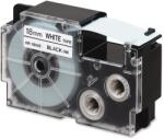 Compatibil Casio R11WE (XR-18HSWE), 18mm x 2m, text negru / fundal alb, retractabil, banda compatibila (R11WE)