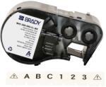 Brady M4C-500-595-CL-BK / 170814, 12.70 mm x 6.10 m, Vinil, imprimare neagră / fundal transparent (170814)