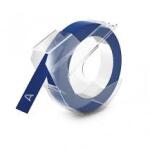 Compatibil Banda compatibila Dymo S0898140, 9mm x 3m, text alb / fundal albastru (S0898140)