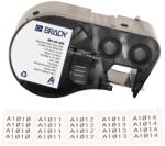 Brady M4-48-498 / 170790, 25.40 mm, Vinil, imprimare neagră / fundal alb (170790)
