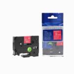 Compatibil Banda compatibila Brother TZ-425 / TZe-425, 9mm x 8m, text alb / fundal rosu (TZe425)