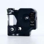 Compatibil Banda compatibila Dymo 53721, 24mm x 7m, text alb / fundal negru (53721)