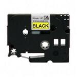 Compatibil Banda compatibila Brother TZ-S661/TZe-S661, 36mm x 8m, extr. adh. text negru/fundal galben (TZe-S661)