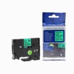 Compatibil Banda compatibila Brother TZ-731 / TZe-731, 12mm x 8m, text negru / fundal verde (TZe731)