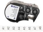 Brady M4-7-422 / 170735, 12.70 mm x 12.70 mm, Poliester, imprimare neagră / fundal alb (170735)
