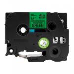 Compatibil Banda compatibila Brother TZ-S761 / TZe-S761, 36mm x 8m, extr. adh. text negru / fundal verde (TZe-S761)
