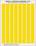 Brady LAT-4-747-10-YL / 029786, Etichete imprimabile cu laser LaserTab, 20.32 mm x 6.35 mm (29786)