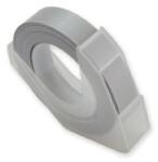 Compatibil Dymo Omega, 9mm x 3m, text alb / fundal argintiu, banda compatibila (5238-10)