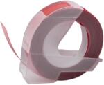 Compatibil Dymo Omega, 9mm x 3m, text alb / fundal castaniu, banda compatibila (DY9X3MAROON)