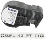 Brady M4C-375-461 / 170875, 9.53 mm x 7.62 m, Poliester, imprimare neagră / fundal alb (170875)