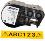 Brady M4C-1000-595-YL-BK / 170834, 25.40 mm x 7.62 m, Vinil, imprimare neagră / fundal galben (170834)