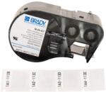 Brady M4-135-427-AW / 170748, 6.35 mm x 27.94 mm, Vinil, imprimare neagră / fundal alb (170748)