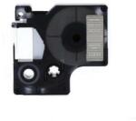 Compatibil Banda compatibila Dymo 53720, 24mm x 7m, text alb / fundal transparent (53720)