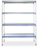 Hendi 812273 alumínium tárolóállvány - 1280 × 405 × 1685 mm (812273)