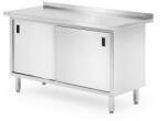 HENDI 811672 hegesztett tolóajtós munkaasztal - 1400 × 600 × 850 mm (0811672)