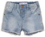 Minoti Pantaloni scurți de blugi pentru fete, cu bretele, Minoti, MEXICO 6, albastru - 80/86 | 12-18m