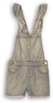 Minoti Pantaloni scurți de blugi subție, cu bretele, pentru fete, , Minoti, Shell 8, albastru deschis - 86/92 | 18-24m