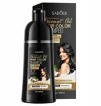 SADOER Sampon pentru colorarea parului (cu ulei de cocos) 500 ml 3in1 Natural Black