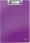 Leitz Clipboard Leitz WOW, dublu, polyfoam, A4, 100 coli, mov (SL980056)