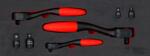 BGS technic Racsnis kulcs és adapterkészlet | finomfogazású | külső négyszögletű 6, 3 mm (1/4") - 10 mm (3/8") - 12, 5 mm (1/2") | 7 darabos (72122)