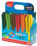 Maped Színes ceruza készlet, ceruzatartó, háromszögletű, MAPED "Color`Peps INFINITY", 72 darabos készlet 72 db (861605)