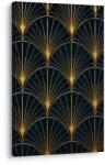 Dovido Tablou geometrie elegantă în auriu - 100x150