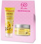Dermacol Pachet de Crăciun cu gel de duș și peeling Aroma Moment Vanilla II. 1 buc