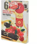 Tea lights Lumânări Tealight Vanilie Cireșe 6 buc