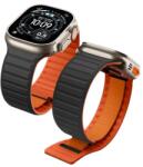 Spigen Athlex Air M curea pentru Apple Watch 49mm / 46mm / 45mm / 44mm, Inchidere Velcro, Negru Portocaliu (AMP11534) (AMP11534)