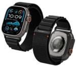 Spigen WBF1 curea pentru Apple Watch 49mm/46mm/45mm/44mm Series, nylon durabil, Negru (AMP10144) (AMP10144)