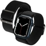 Spigen Lite Fit Strap pentru Apple Watch 49mm / 46mm / 45mm / 44mm Series, Nylon sport, Black (AMP02286) (AMP02286)