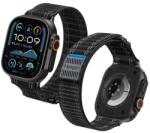 Spigen WBF0 curea pentru Apple Watch 49mm/46mm/45mm/44mm, textil, Negru (AMP10141) (AMP10141)