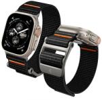 Spigen DuraPro szíj Flex Strap Apple Watch, Nylon, Fekete Narancs (AMP05981) (AMP05981)