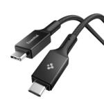 Spigen EB10010CC kábel USB-C-USB-C, 100W, 1 m, Fekete (ACA09459) (ACA09459)