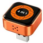 CarlinKit Mini Ultra6 adapter, 5.8 GHz Wi-Fi, Bluetooth 5.4, Fekete Narancs