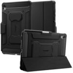 Spigen Rugged Armor Pro for Samsung Galaxy Tab S11, Bőrtok, Asztali támasz, Fekete (ACS10149) (ACS10149)