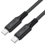 ACEFAST C17-03 kábel USB-C-USB-C, 60W, 1, 2 m, Fekete