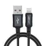 ACEFAST C4-02 kábel USB-A-Lightning, 18W, 1, 8m, Fekete
