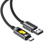 ACEFAST C21-04 kábel, USB-A-USB-C, 18W, Fekete