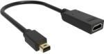 VISION Mini DisplayPort HDMI Átalakító Fekete 10cm TC-MDPHDMI/BL (TC-MDPHDMI/BL)