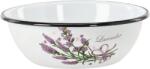 Chomik Bol emailat 1, 5l 20cm alb cu lavandă 81341 (EMA4321) Castron