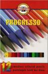 KOH-I-NOOR Progresso Színes Ceruzák 12 Szín, Koh-i-noor (8756)