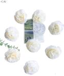  Mehelany Mesterséges Krémszínű Virágfejek 37-PACK S07__ (sh2405304322944261)
