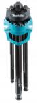 Makita 9 részes imbuszkulcs készlet gömbvégű fejjel B-65894 (B-65894)