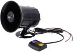 CARMOTION 12V 100W-os, 3-tónusú sziréna - Carmotion