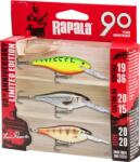 Rapala 90 Years Lure Kit Shad Rap Mid Bright - Jubileumi wobbler szett, 3 db (RA8926003)