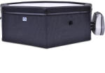 avenli Aegean merevfalú jakuzzi fekete rattan színű 193x193x70cm (17621EU)