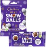 Cadbury Mini Snowballs tejcsokoládé 110 g + Cadbury cukorbevonatú golyók 80 g (XF147)