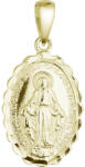 Pavona Kisméretű aranyozott ezüst Madonna medál 64090 (64090 au)